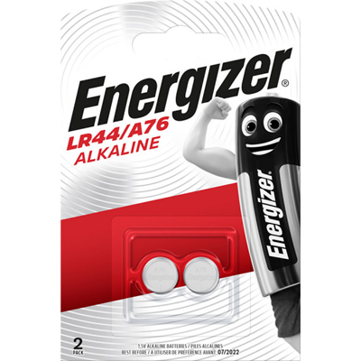 Bateria LR44 / A76 alkaliczna guzikowa Energizer ALKALINE 1,5V 2szt