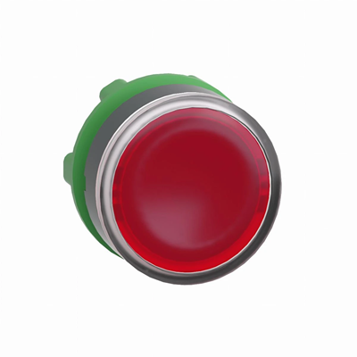 Harmony XB5 Główka przycisku płaskiego plastikowego czerwona z możliwością wstawienia legendy