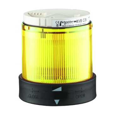 Harmony XVB Element świetlny migający Ø70 żółty LED 24VAC/DC