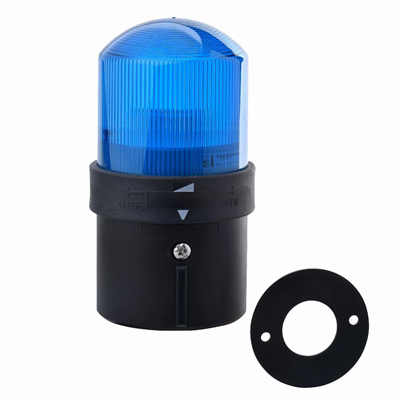Harmony XVB Sygnalizator świetlny Ø70 niebieski migający LED 24VAC