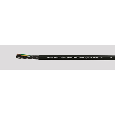 Kabel elastyczny 4X0.5 żyły czarne numerowane