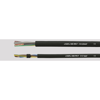 Kabel gumowy H05 RR-F 5G1.5 czarny