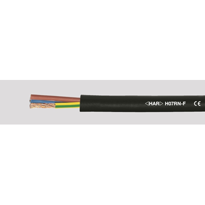 Kabel gumowy H07 RN-F 2x16 czarny