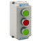 Kaseta sterownicza 3-otworowa z przyciskami zielony/czerwony/zielony IP65