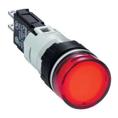 Lampka sygnalizacyjna czerwona LED 12-24V okrągła