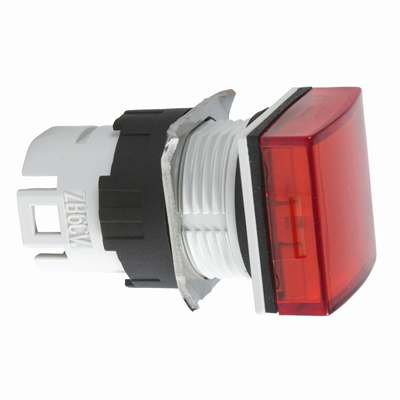 Lampka sygnalizacyjna czerwona LED kwadratowa