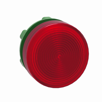Lampka sygnalizacyjna czerwona LED plastikowa karbowana