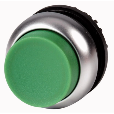 Napęd przycisku z samopowrotem, kolor zielony, M22-DH-G