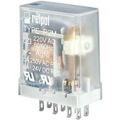 Przekaźnik elektromagnetyczny, przemysłowy - miniaturowy, do gniazda wtykowego R2M-2012-23-1024