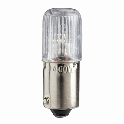 Przezroczysta lampka neonowa do sygnalizacji- BA9s, 230V, 2, 6 W