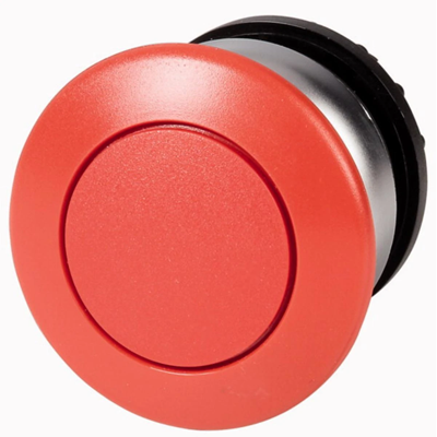 Przycisk grzybkowy bez samopowrotu, kolor czerwony, M22-DRP-R