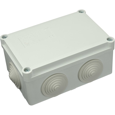 S-BOX Puszka instalacyjna 120x50x80 6 dławików PG21 IP55