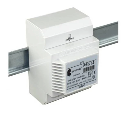Transformator jednofazowy na szynę PSS 63 400/24V IP30
