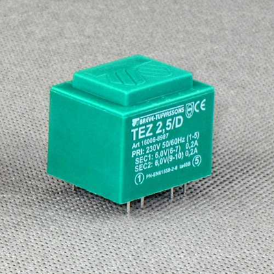 Transformator jednofazowy TEZ 2,5/D 230/ 6V