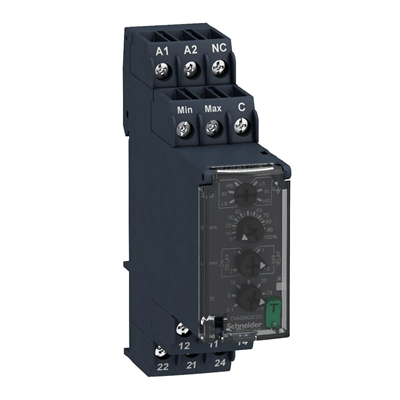 Zelio Control Przekaźnik kontroli poziomu 250 OHM/1 MOHM styk 2C/O 8A