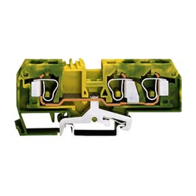 Złączka PE 3-przewodowa 10mm² żółto-zielona