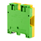 Złączka szynowa gwintowa ochronna 35,0mm² TS-35 żółto-zielona 4szt.