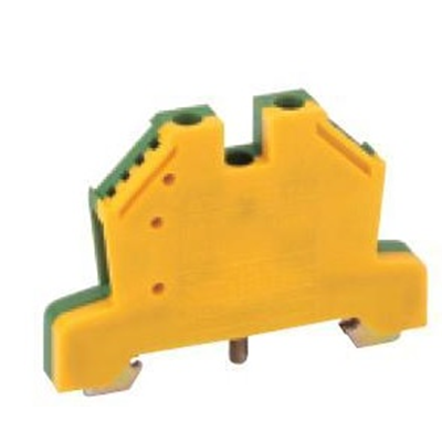 Złączka szynowa gwintowa ochronna ZSO 6mm2 żółto-zielony