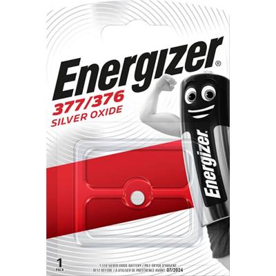 Bateria 377 / 376 / SR66 srebrowa guzikowa Energizer SILVER OXIDE 1,55V