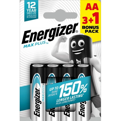 Bateria AA / LR6 alkaliczna Energizer MAX PLUS 1,5V 4szt