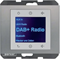 BERKER K.5 Radio Touch DAB+ z Bluetooth stal szlachetna mat lakierowany