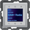 BERKER Q.1/Q.3/Q.7 Radio Touch DAB+ z Bluetooth aluminium aksamit lakierowane