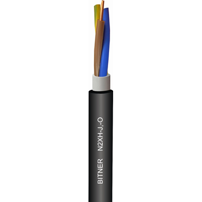 Bezhalogenowy kabel energetyczny i sterowniczy N2XH-J 0,6/1kV 3x2,5RM