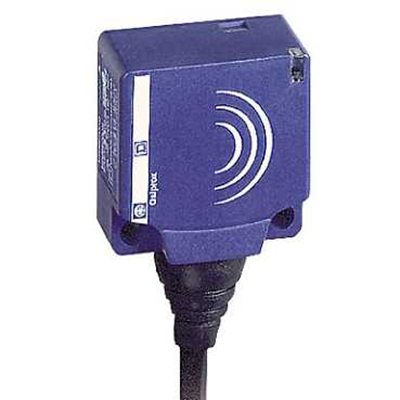Czujnik indukcyjny płaski 1NO 12-24V DC kabel 2m