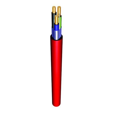 Elektroenergetyczny przewód ognioodporny HDGs 3x1,5 żo FE180 PH90/E30-E90 300/500 V czerwony