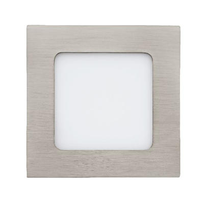 FUEVA 1 Lampa sufitowa wpuszczana 10,5x10,5cm IP20 biały ciepły nikiel satynowy