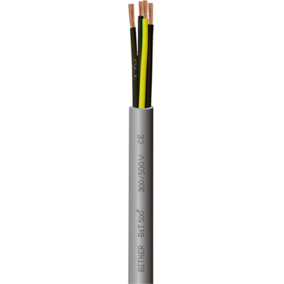 Giętki kabel sterowniczy, żyły numerowane BiT 500 14G1,5