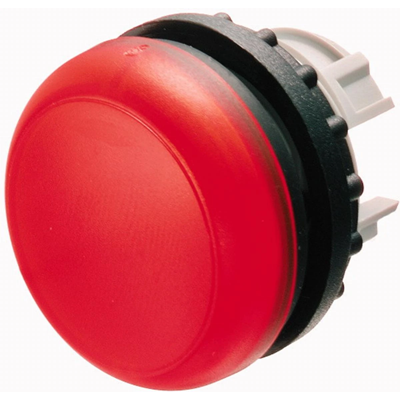 Główka lampki sygnalizacyjnej płaska, czerwona, M22-L-R