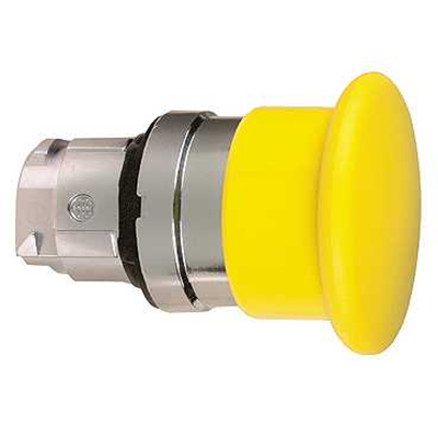 Harmony XB4 Główka przycisku grzybkowego Ø40 żółty z samoczynnym powrotem metalowy