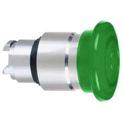 Harmony XB4 Główka przycisku grzybkowego z samoczynnym powrotem Ø40 LED zielona metalowa