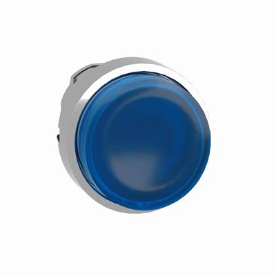 Harmony XB4 Główka przycisku wystającego z samoczynnym powrotem LED niebieska metalowa