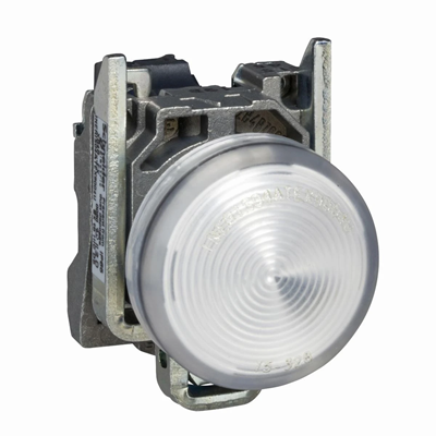 Harmony XB4 Lampka sygnalizacyjna biała LED 230/240V metalowy
