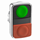 Harmony XB4 Napęd przycisku dwuklawiszowego płaski/wystający zielony/czerwony metalowy