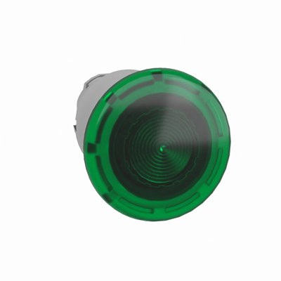 Harmony XB4 Napęd przycisku grzybkowego Ø22 zielony push pull LED metalowy