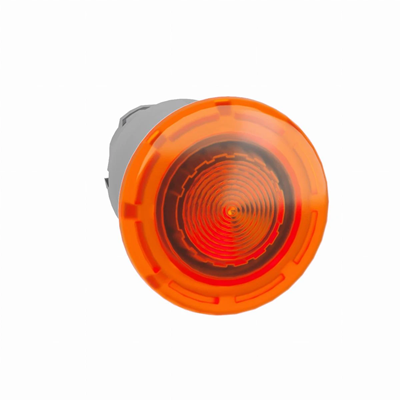 Harmony XB4 Napęd przycisku grzybkowego Ø22 pomarańczowy push pull LED metalowy