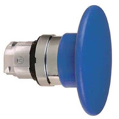Harmony XB4 Napęd przycisku grzybkowy Ø60 niebieski samopowrotny metalowy zwykły