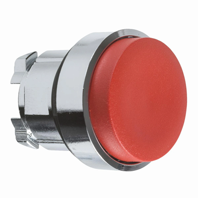Harmony XB4 Napęd przycisku wystający czerwony push push bez podświetlenia metalowy bez oznaczenia