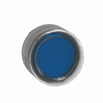 Harmony XB4 Przycisk płaski okapturzony niebieski samopowrotny LED metalowy