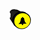 Harmony XB5 Główka przycisku płaskiego z samopowrotem żółta z symbolem dzwonka plastikowa