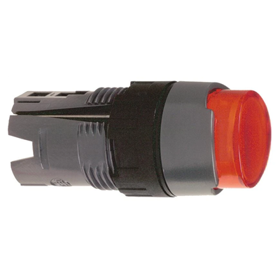 Harmony XB6 Przycisk wystający czerwony samopowrotny LED plastikowy okrągły