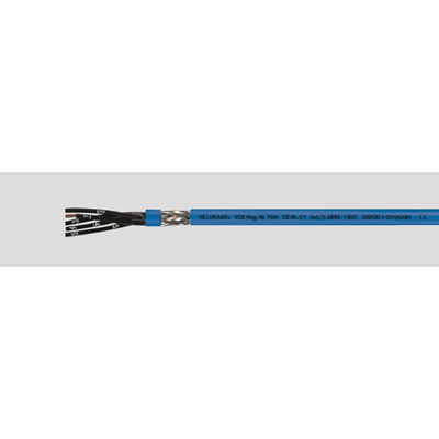Kabel elastyczny 2x1 niebieski do stref eksplozji bez żyły ochronnej