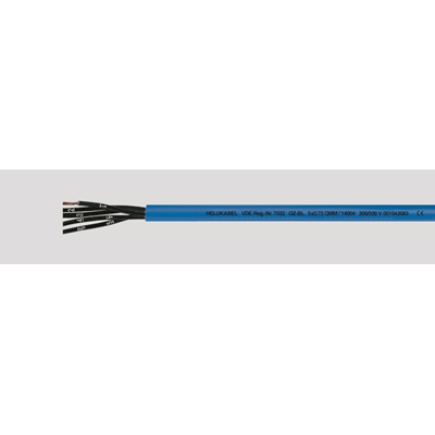 Kabel elastyczny OZ-BL 2X1 QMM niebieski do stref ex