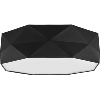 KANTOOR Lampa sufitowa 52 cm czarna