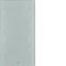 KNX TS Sensor szklany dotykowy 4-krotny komfort szkło aluminium