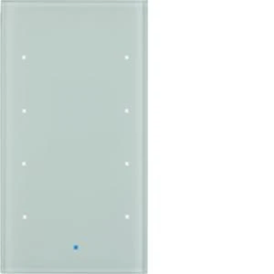 KNX TS Sensor szklany dotykowy 4-krotny komfort szkło biały