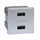 Ładowarka USB K45 2x USB 2.0 - A 5V DC 2,1A aluminium